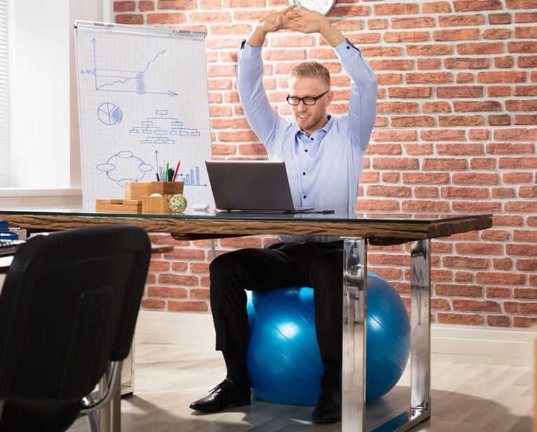 how to stay active at work