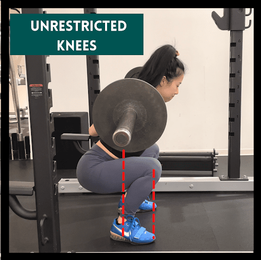 unrestricted knees